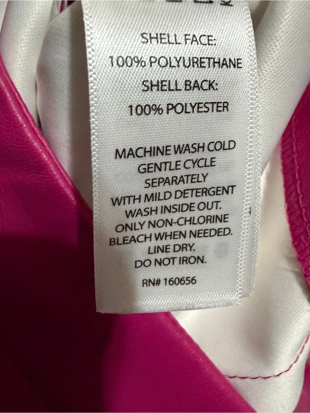 Sincerely Jules Hot Pink Faux Leather Skort